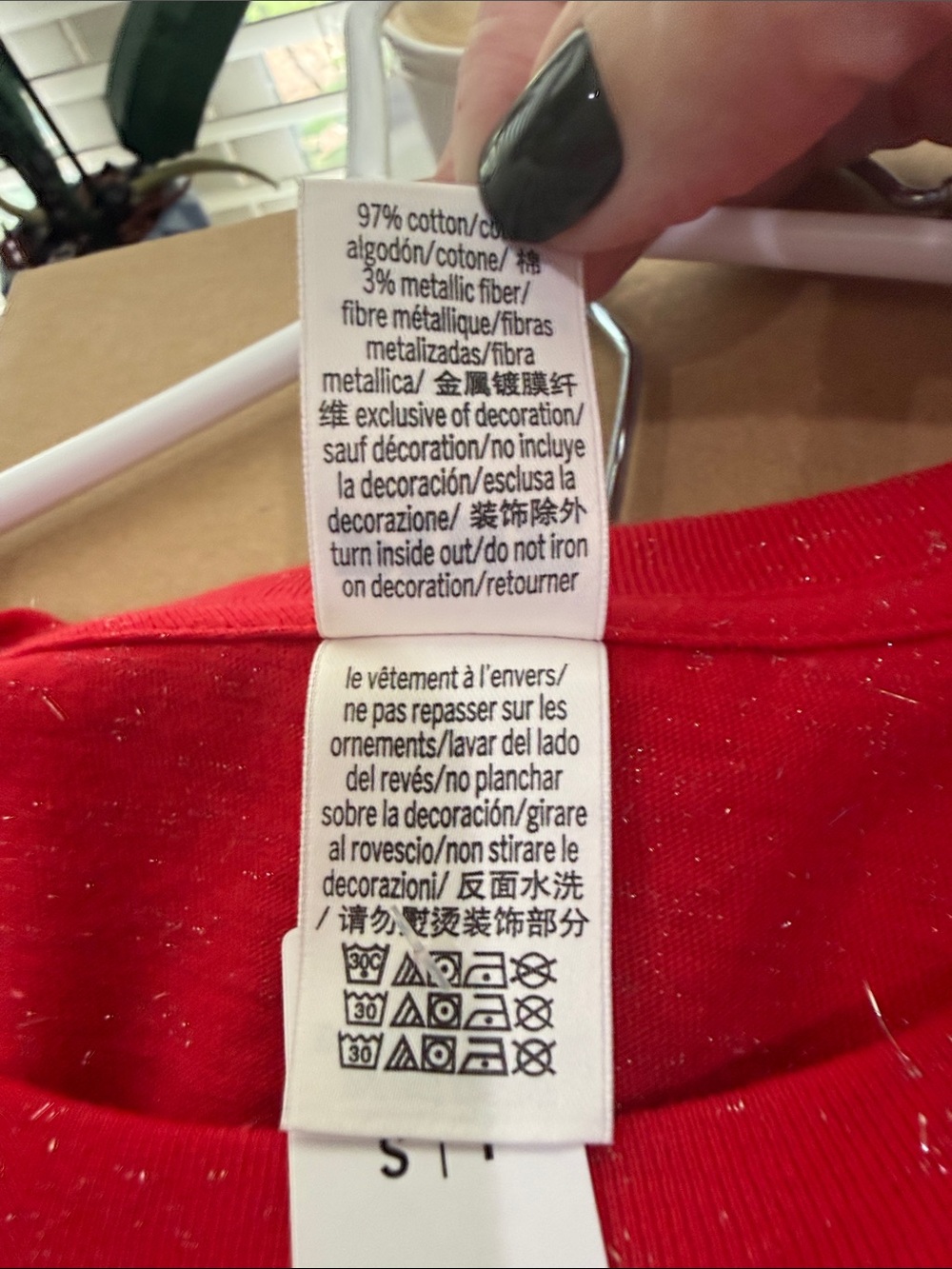 PINK Victoria's Secret Campus Cotton T-shirt in Bright Vermillion - Picture 7 of 9